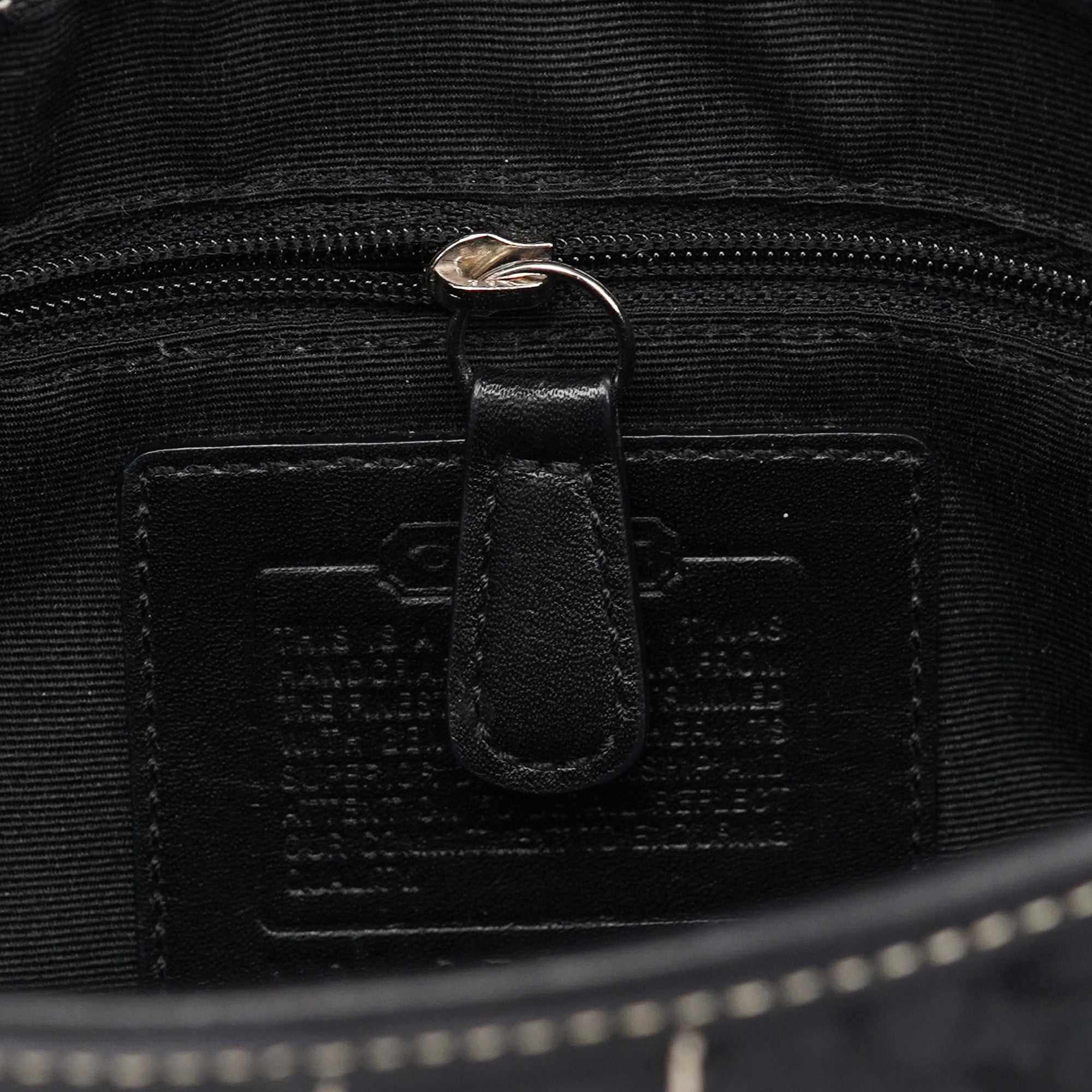 Coach 3628 Sac porté épaule Soho en cuir noir