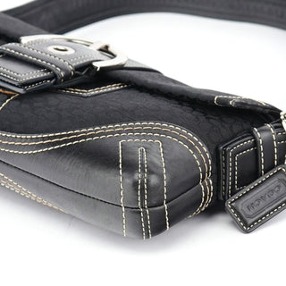 Coach 3628 Black Leather Soho Shoulder Bag