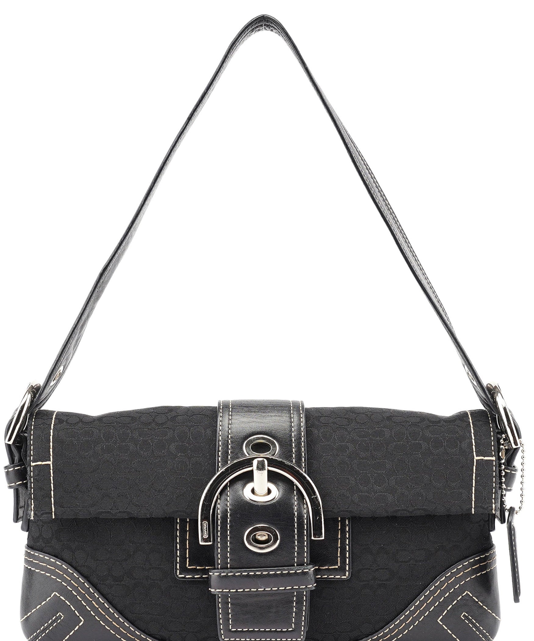 Coach 3628 Black Leather Soho Shoulder Bag