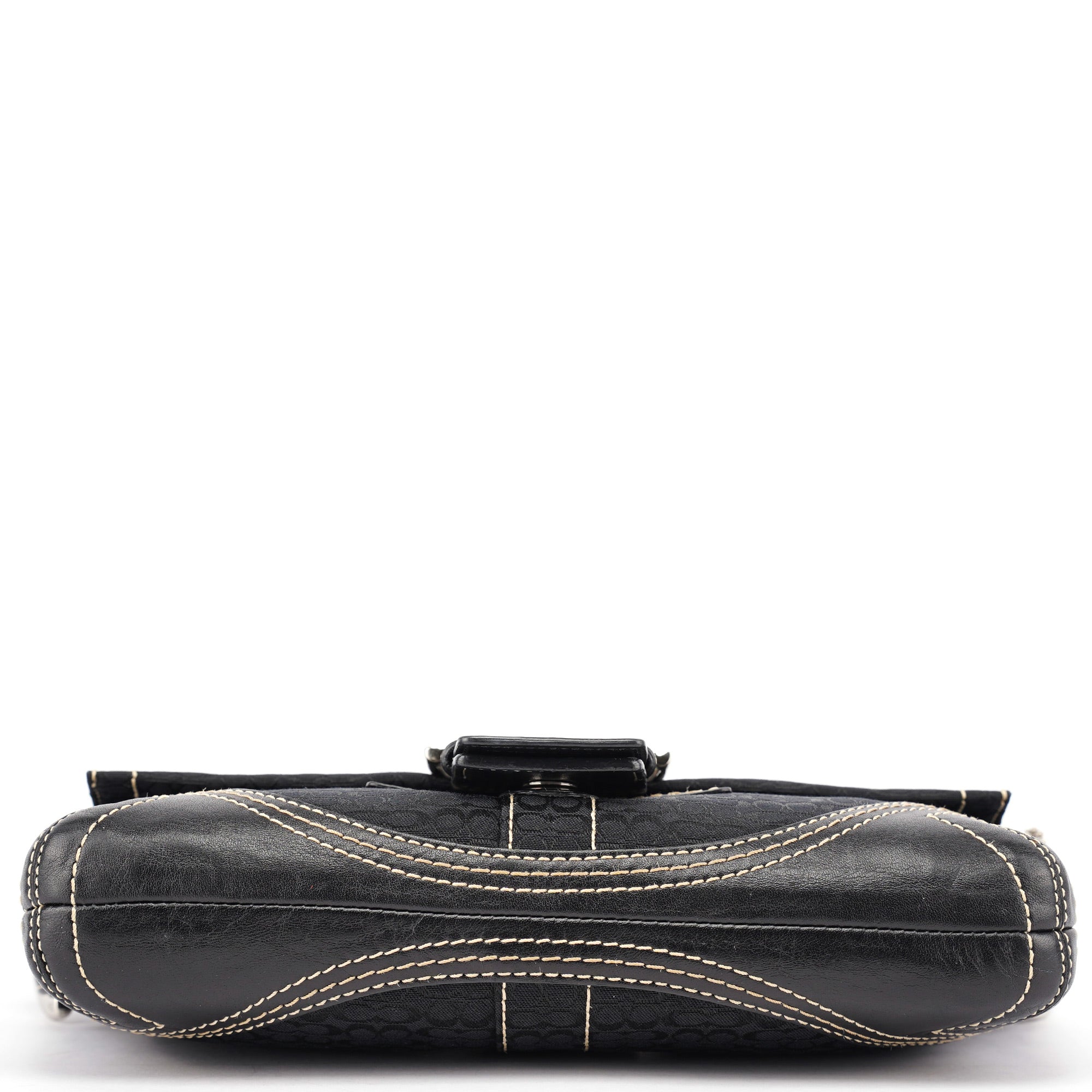 Coach 3628 Soho Schultertasche aus schwarzem Leder