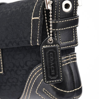 Coach 3628 Black Leather Soho Shoulder Bag