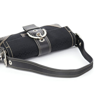 Coach 3628 Black Leather Soho Shoulder Bag