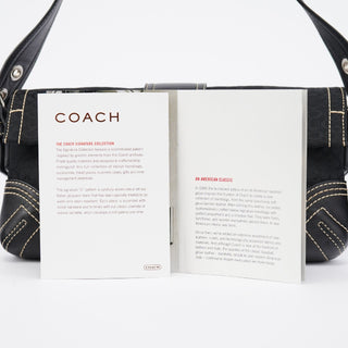 Coach 3628 Black Leather Soho Shoulder Bag