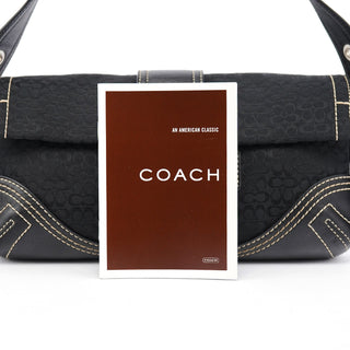 Coach 3628 Black Leather Soho Shoulder Bag
