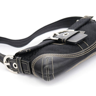 Coach 3628 Black Leather Soho Shoulder Bag