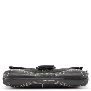 Coach 3628 Black Leather Soho Shoulder Bag