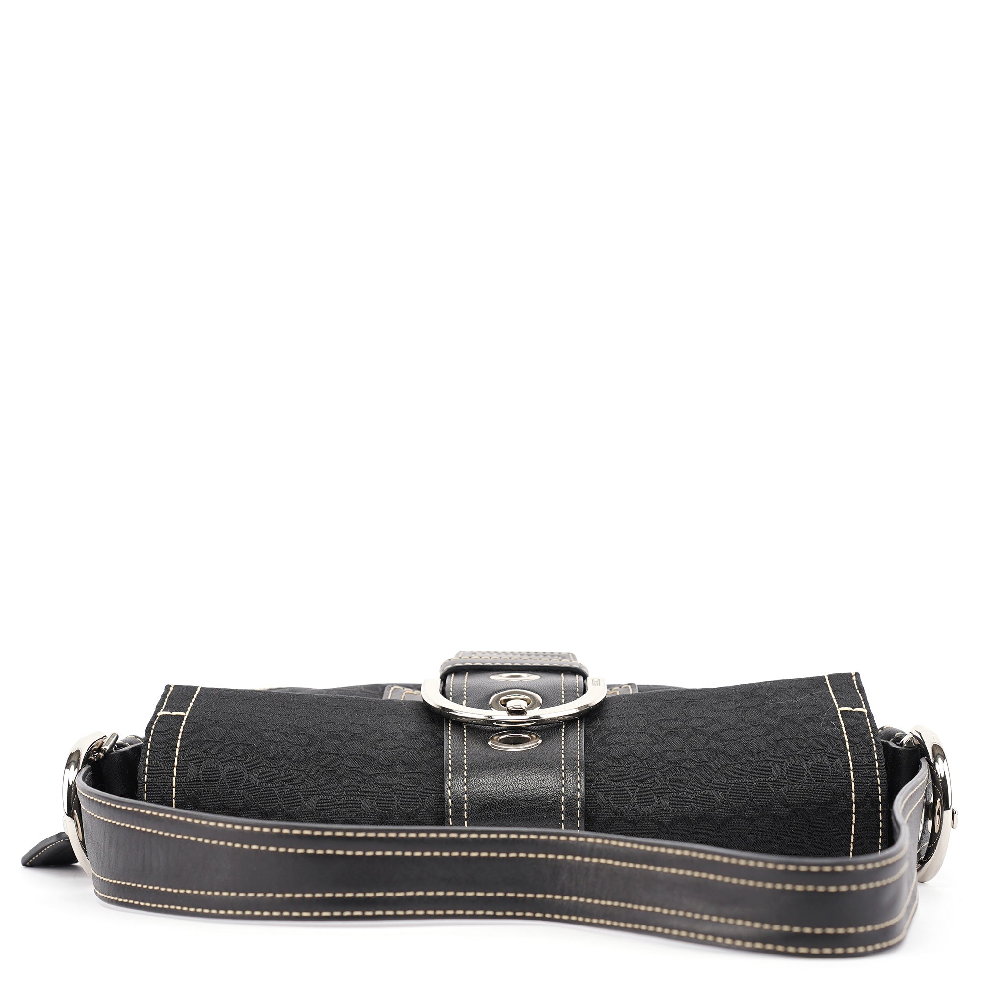 Coach 3628 Soho Schultertasche aus schwarzem Leder