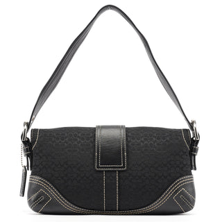 Coach 3628 Black Leather Soho Shoulder Bag