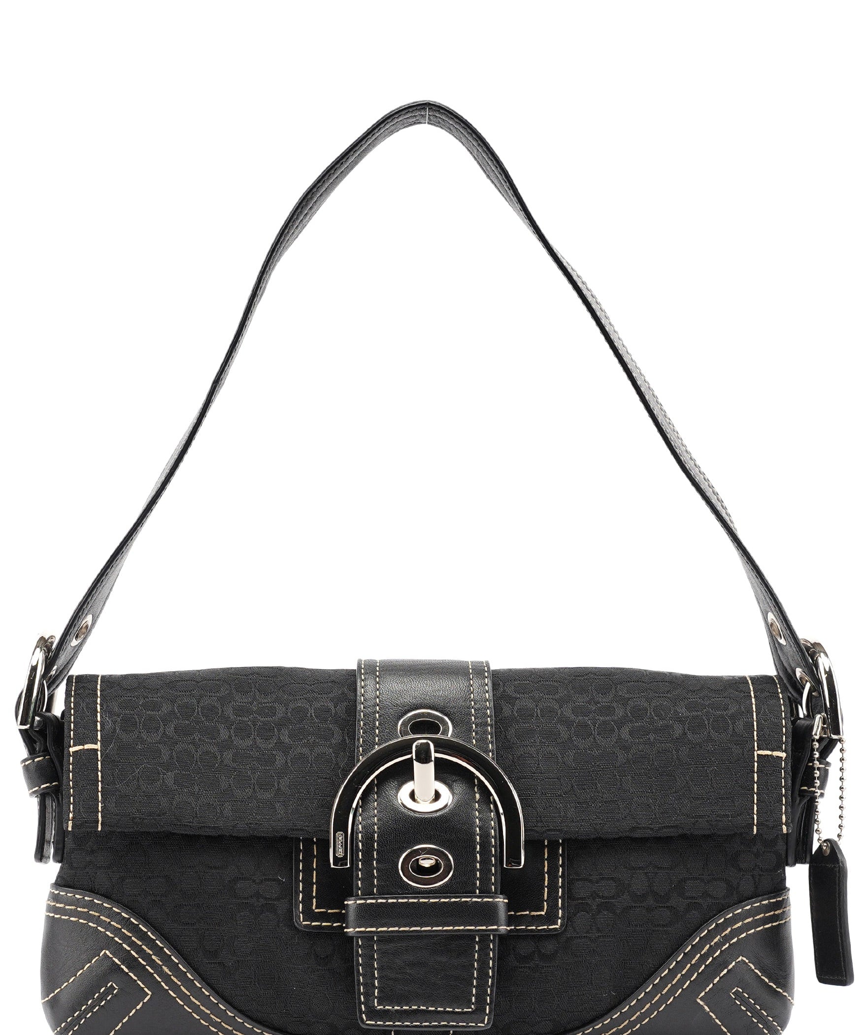 Coach 3628 Black Leather Soho Shoulder Bag