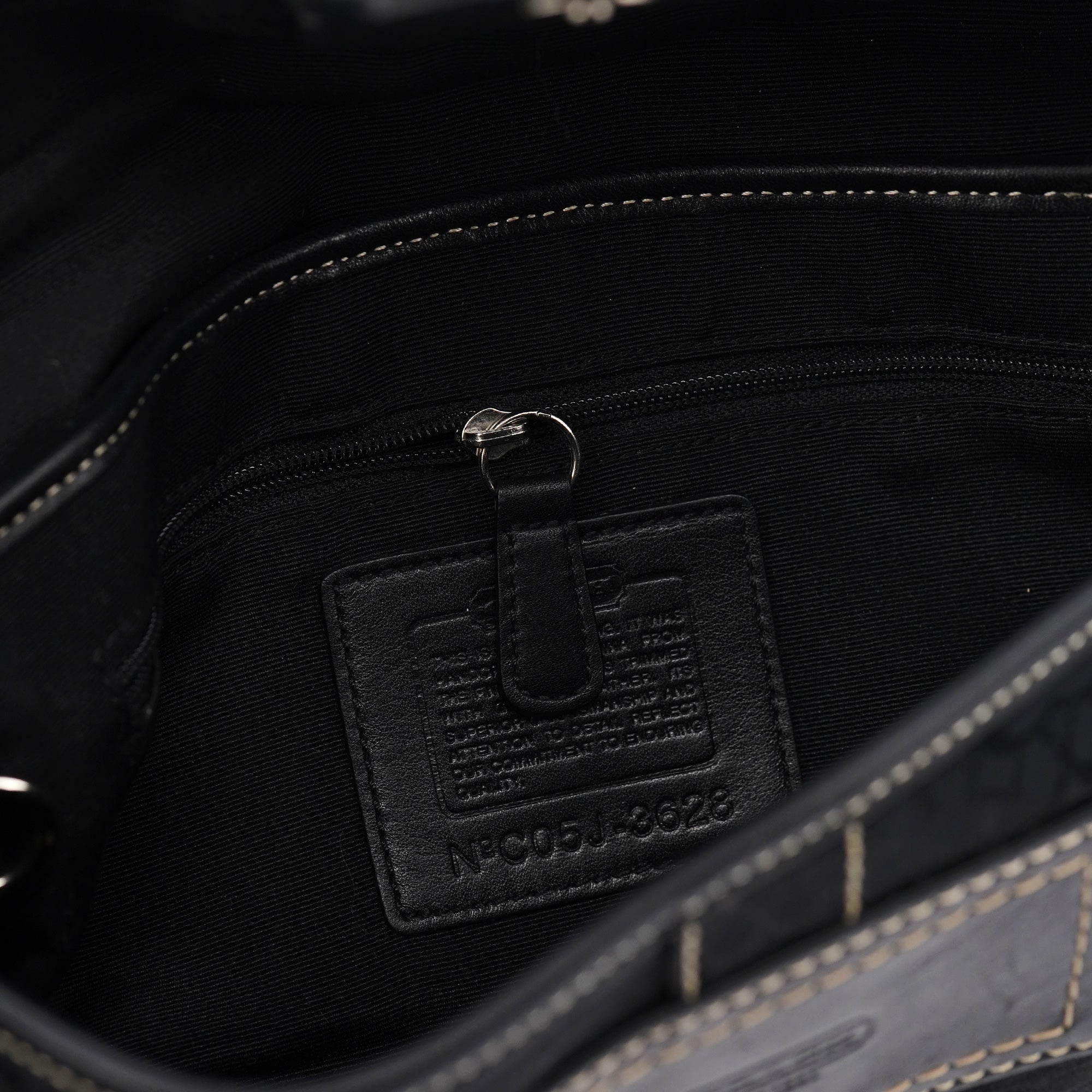 Coach 3628 Black Leather Soho Shoulder Bag