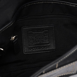 Coach 3628 Black Leather Soho Shoulder Bag