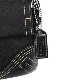 Coach 3628 Black Leather Soho Shoulder Bag