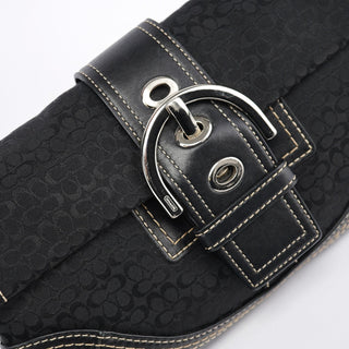 Coach 3628 Black Leather Soho Shoulder Bag