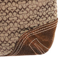 Coach 3646 Beige Brown Signature Soho Tote Bag