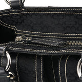 Coach 3646 Black Signature Soho Tote Bag