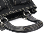 Coach 3646 Black Signature Soho Tote Bag