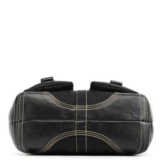 Coach 3646 Black Signature Soho Tote Bag