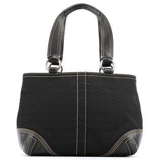 Coach 3646 Black Signature Soho Tote Bag