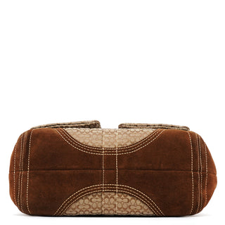 Coach 3646 Brown Signature Soho Tote Bag