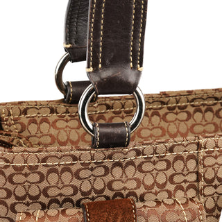 Coach 3646 Brown Signature Soho Tote Bag