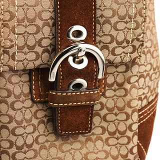 Coach 3646 Brown Signature Soho Tote Bag