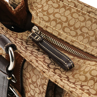 Coach 3646 Brown Signature Soho Tote Bag