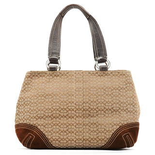 Coach 3646 Brown Signature Soho Tote Bag