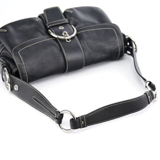Coach 3653 Black Leather Soho Shoulder Bag