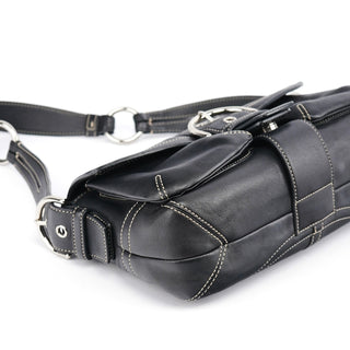 Coach 3653 Black Leather Soho Shoulder Bag