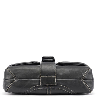 Coach 3653 Black Leather Soho Shoulder Bag