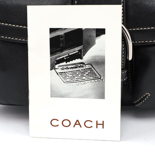 Coach 3653 Black Leather Soho Shoulder Bag