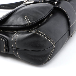 Coach 3653 Black Leather Soho Shoulder Bag