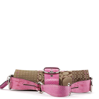 Coach 3689 Beige Pink Signature C Soho Shoulder Bag