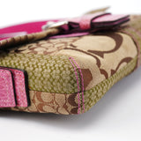 Coach 3689 Beige Pink Signature C Soho Shoulder Bag