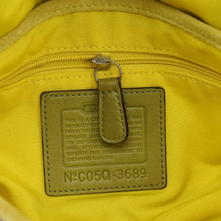 Coach 3689 Beige Snakeskin Embossed Soho Bag