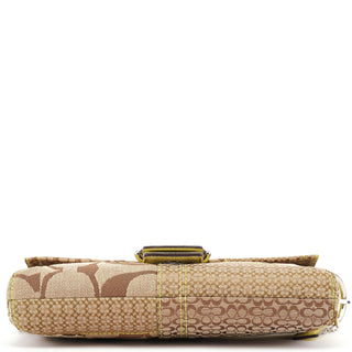 Coach 3689 Beige Snakeskin Embossed Soho Bag