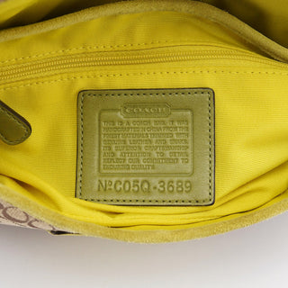 Coach 3689 Beige Snakeskin Embossed Soho Bag