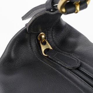 Coach 4146 Black Leather Ergo Mini Hobo Bag