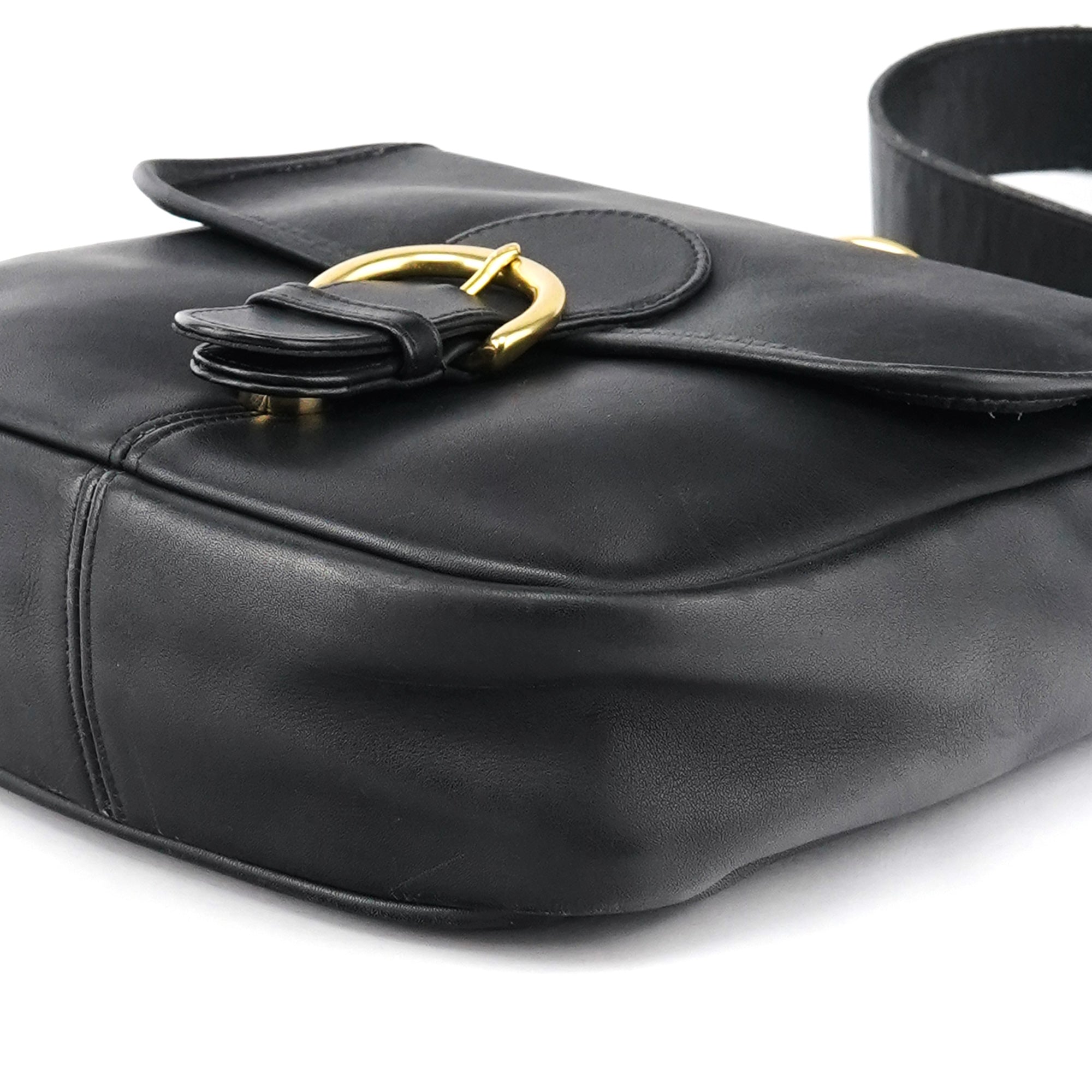Coach 4164 Sac bandoulière Soho en cuir noir