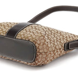 Coach 4771 Beige Brown Signature Shoulder Bag