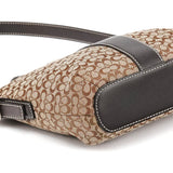 Coach 4771 Beige Brown Signature Shoulder Bag