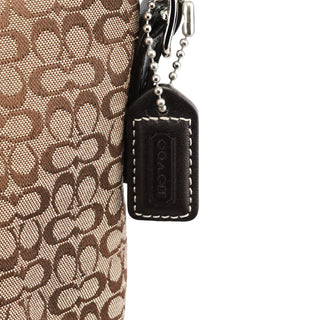 Coach 4771 Beige Brown Signature Shoulder Bag