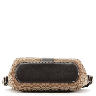 Coach 4771 Beige Brown Signature Shoulder Bag