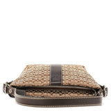 Coach 4771 Beige Brown Signature Shoulder Bag