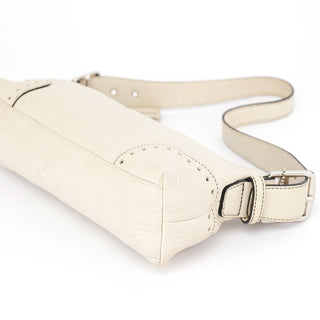 Coach 5052 Beige Leather Demi Shoulder Bag