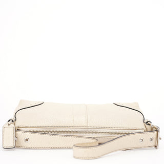 Coach 5052 Beige Leather Demi Shoulder Bag