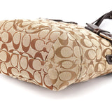 Coach 5088 Beige Brown Signature Soho Tote Bag