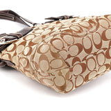 Coach 5088 Beige Brown Signature Soho Tote Bag
