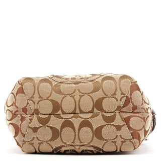 Coach 5088 Beige Brown Signature Soho Tote Bag