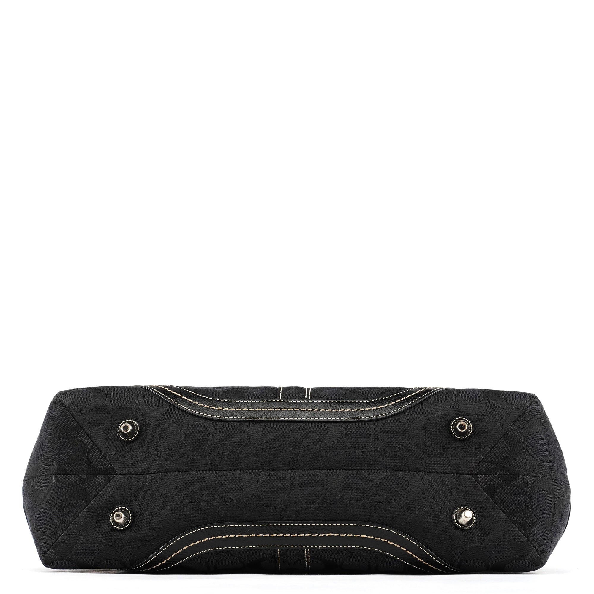 Coach 5089 Black Signature Soho Tote Bag